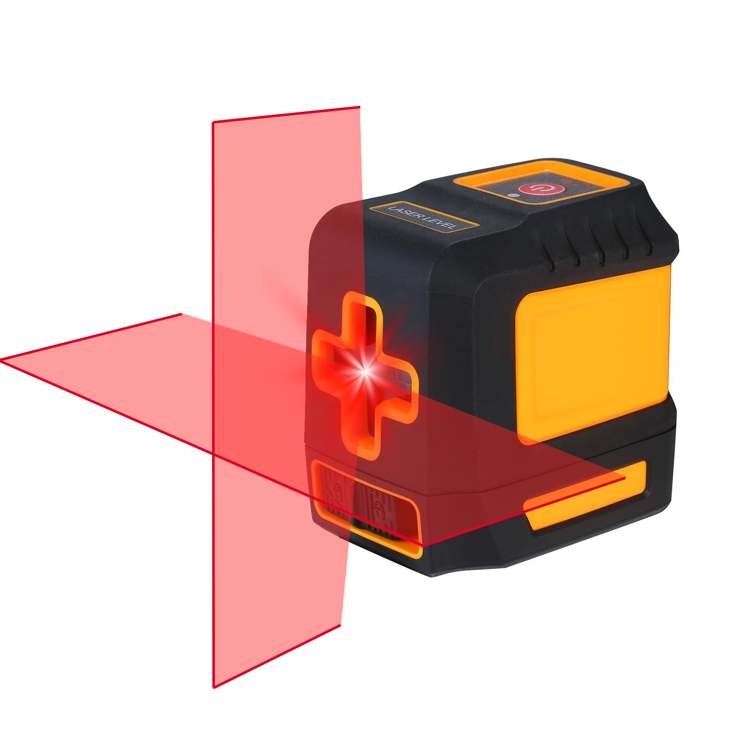 Laser Level Professional Horizontal and Vertical Cross Line Self Leveler Auto-Leveling Spirit Level Self-Leveling Cross