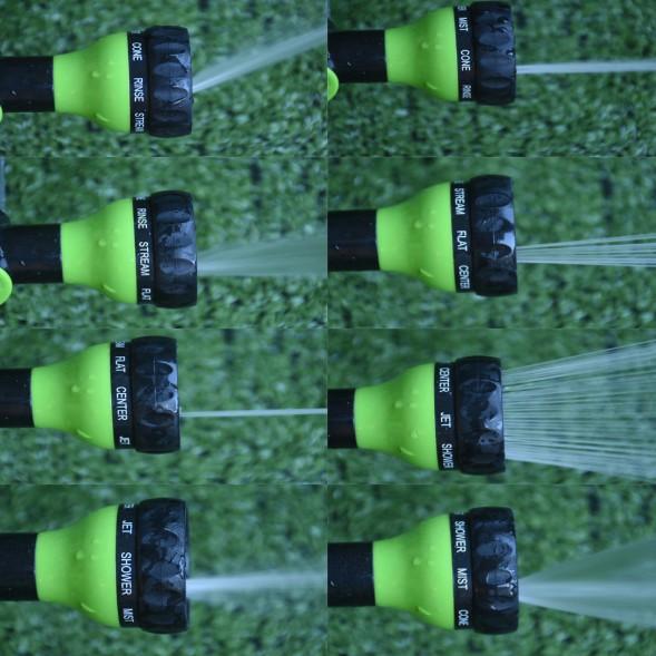 Vòi xịt tăng áp vệ sinh bọt tuyết 8 chế độ nước  tặng 15 mét dây - HanruiOffical