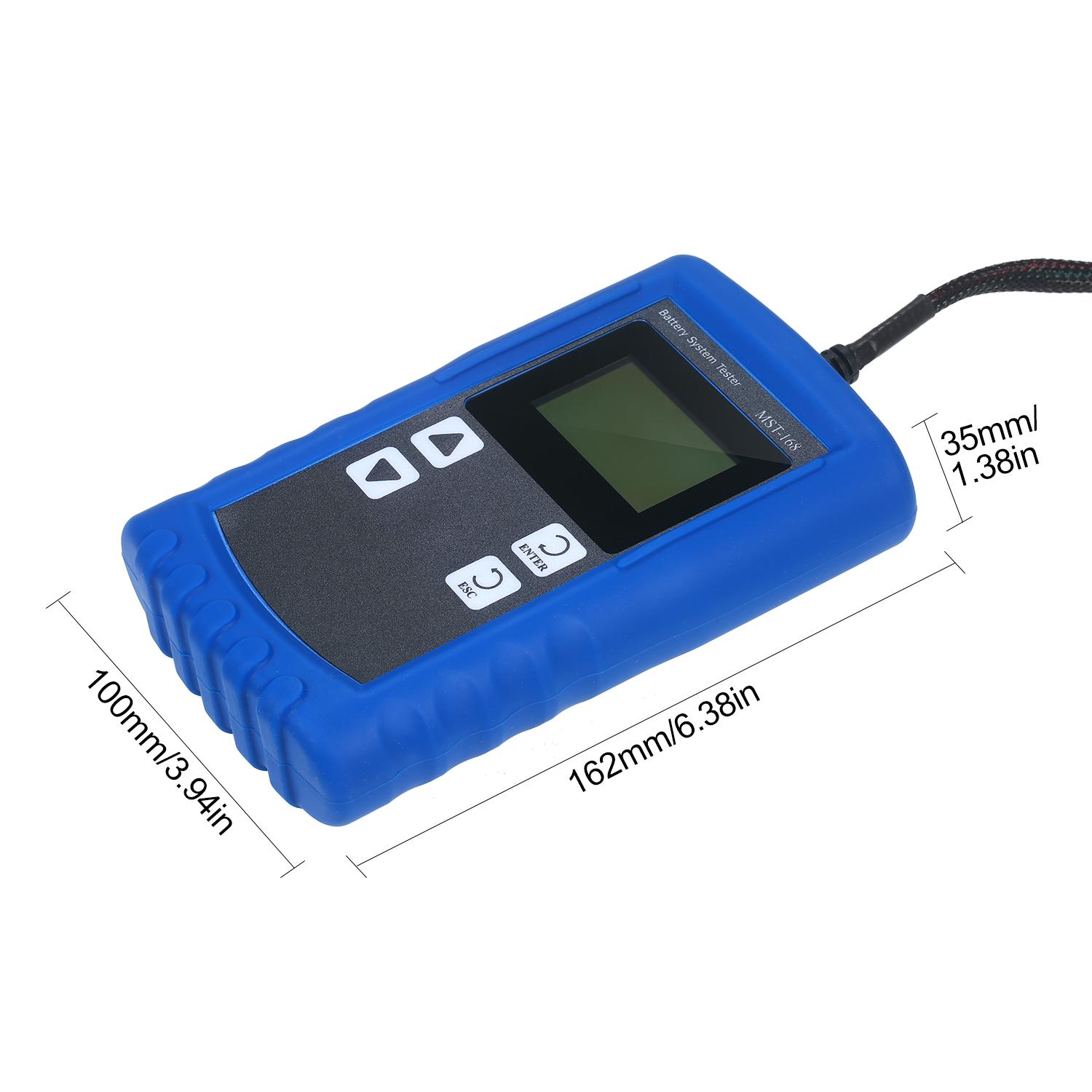 Digital Battery Tester High Accuracy Battery Analyzer Automobile Vehicle Battery Capacity Diagnostic Tool Testing Gauge
