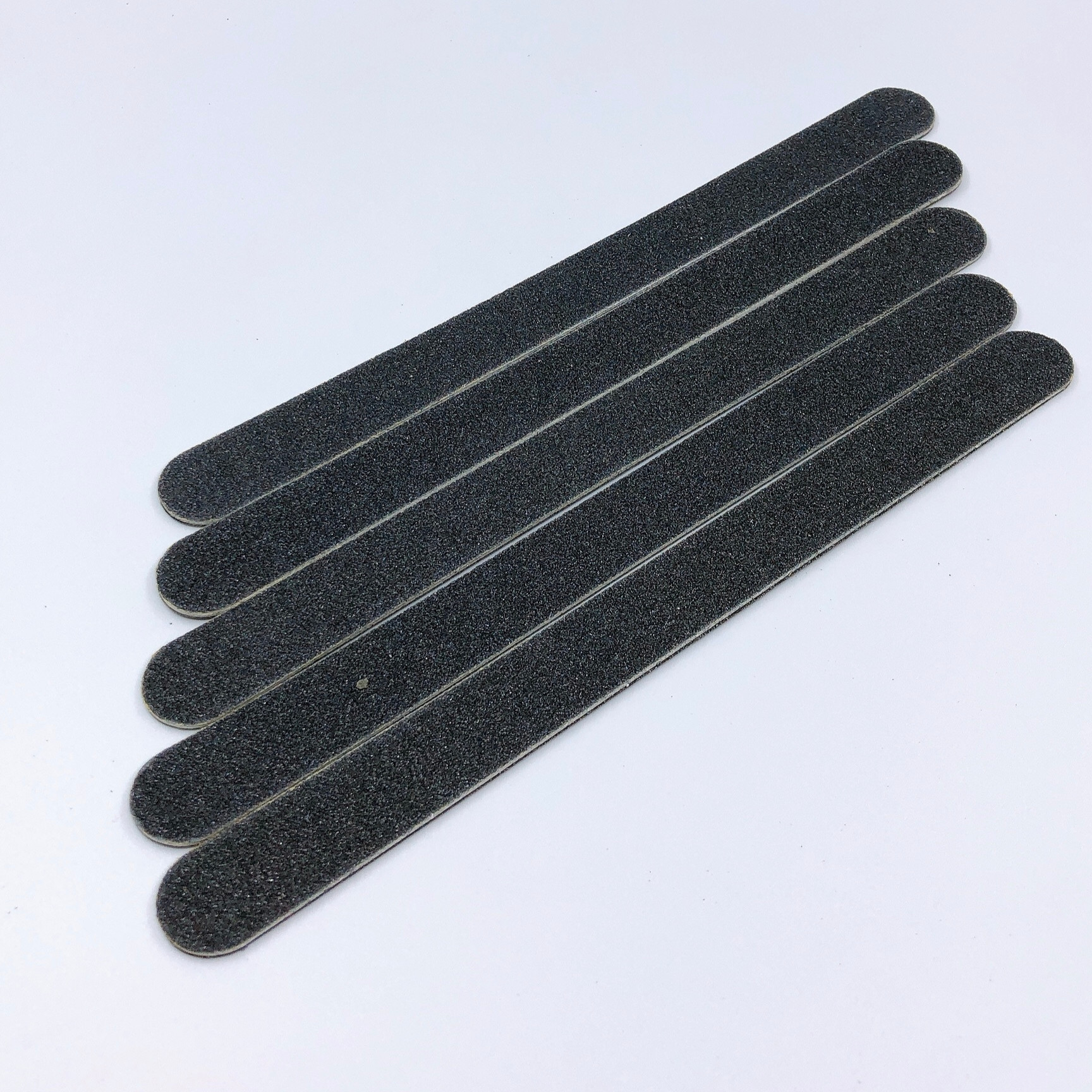 Set 5 cây dũa móng tay - 2 mặt giấy nhám đen có độ nhám 120/180