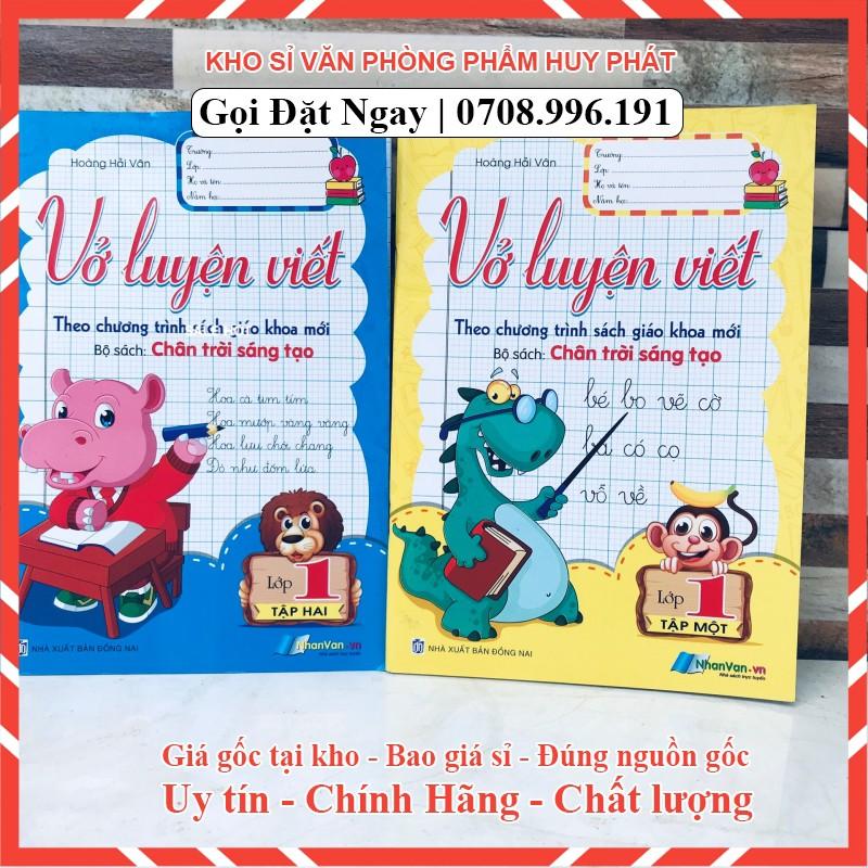 VỞ LUYỆN VIẾT CHỮ ĐẸP THEO CHÂN TRỜI SÁNG TẠO