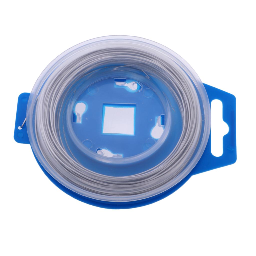 Dây Thép Không Gỉ An Toàn Khóa Nơ Cuộn Ống Cuộn 0.8 Mm X 25' Dây Cáp