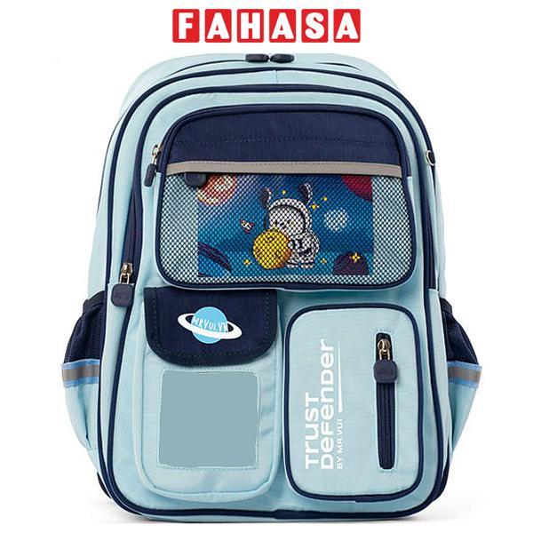 Ba Lô Học Sinh - Mr.Vui 1073 - Màu Xanh Biển + Xanh Đen