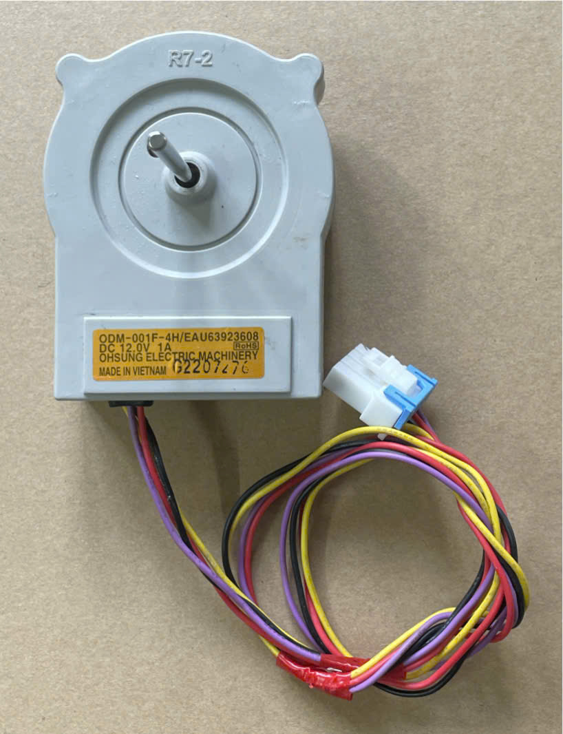 MOTOR QUẠT TẢN NHIỆT VUÔNG TỦ LẠNH LG – HÀNG CHÍNH HÃNG