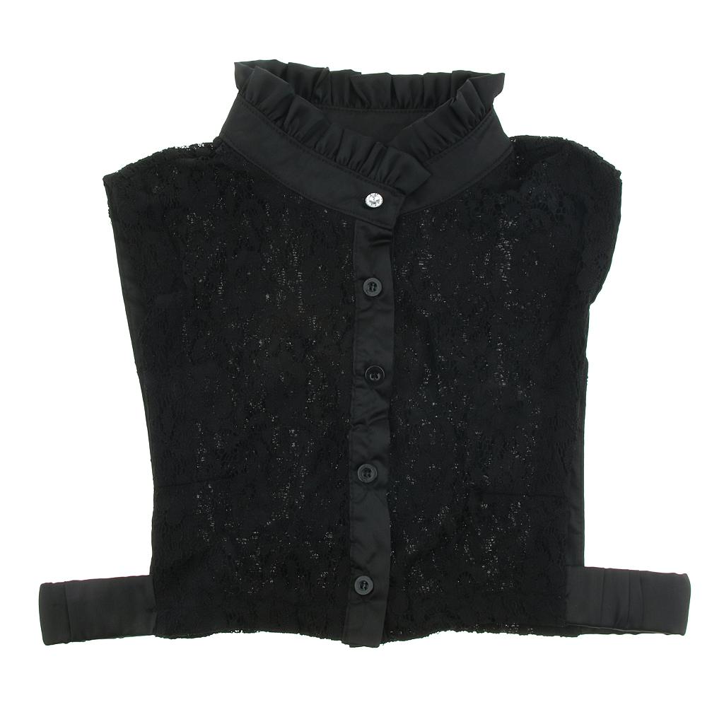 Fake Collar Detachable Lace Collar Half Shirts False Collar for Womens Girls