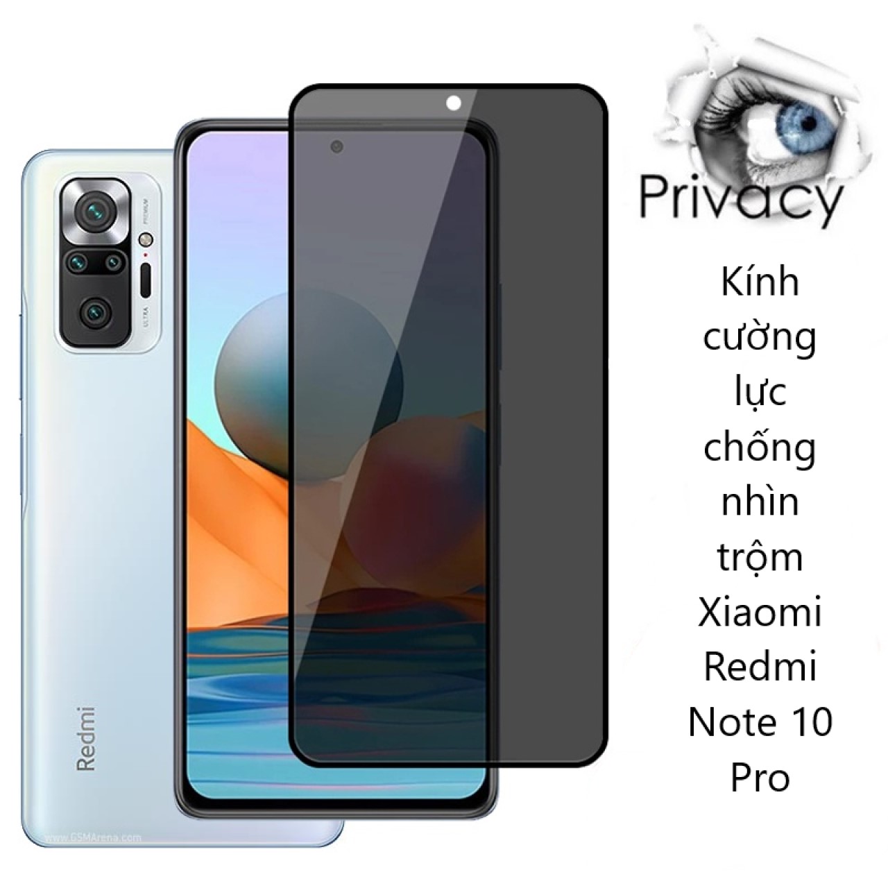 Kính cường lực Chống nhìn trộm cho Xiaomi Redmi Note 9 10 11 12 13 Pro Lite 5G 4G