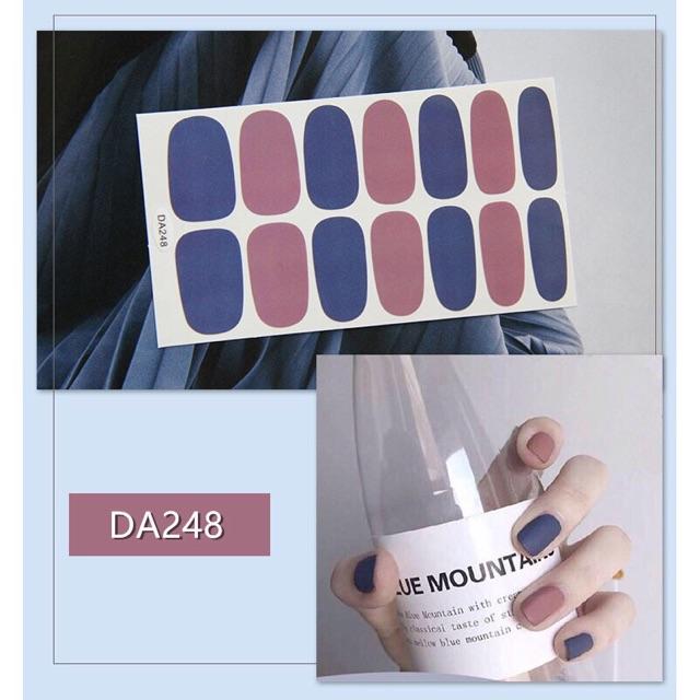 Set dán móng tay Nails dán nghệ thuật nhiều màu - có ngay bộ móng đẹp trong 5 phút (Nail wraps / Nail stickers) CAM06