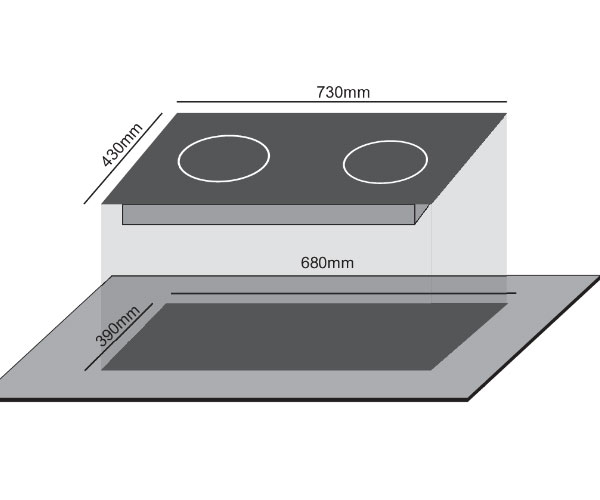 Bếp Kết Hợp 1 Từ 1 Hồng Ngoại Civin EI-6215 Điều Khiển Cảm Ứng Trượt, Mặt Kính Schott Ceran, 8 Mức Công Suất, Công Nghệ Inverter (2000W x 2200W) - Hàng Chính Hãng