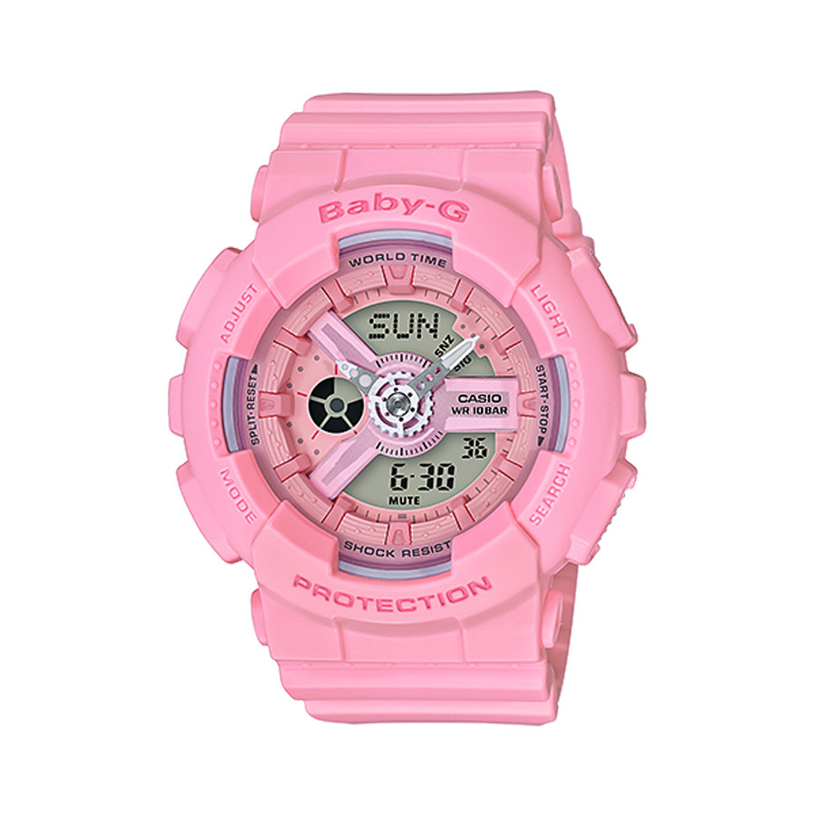 Đồng hồ nữ dây nhựa Casio Baby-G chính hãng Anh Khuê BA-110-4A1DR
