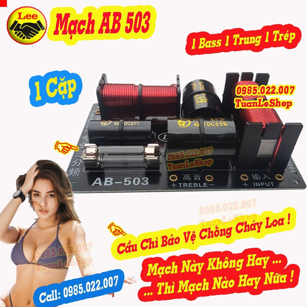 MẠCH LOA AB 503 – MẠCH 1 BASS 1 MID 1 TREP - GIÁ 2 MẠCH 3 LOA AB503