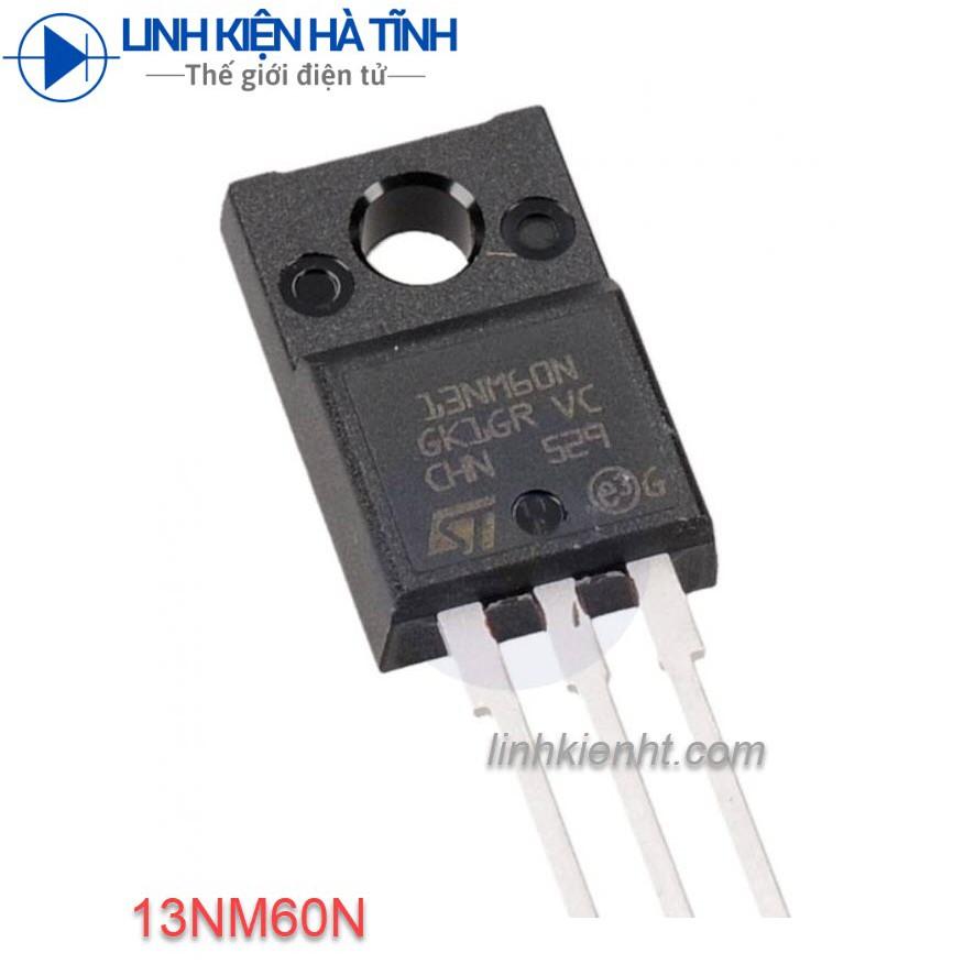 Mosfet N-Channel STF13NM60 F13NM60N 13N60 13NM60 600V 11A TO-220 lưng nhựa