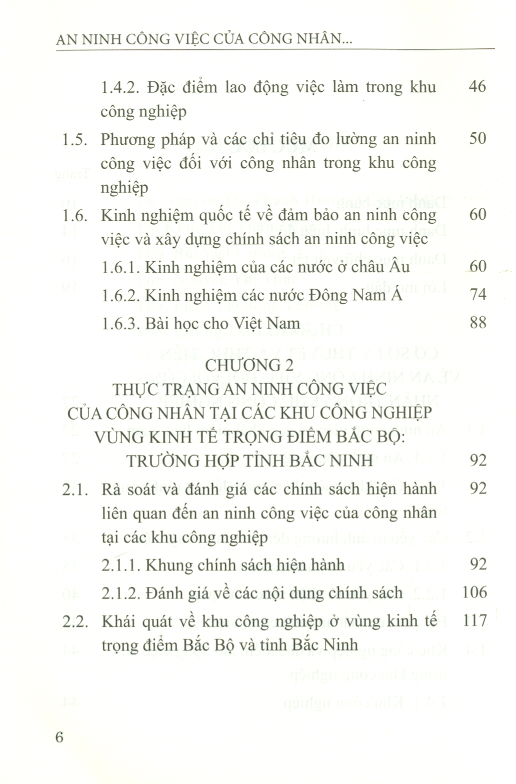 An Ninh Công Việc Của Công Nhân Tại Các Khu Công Nghiệp Vùng Kinh Tế Trọng Điểm Bắc Bộ - Trường Hợp Tỉnh Bắc Ninh