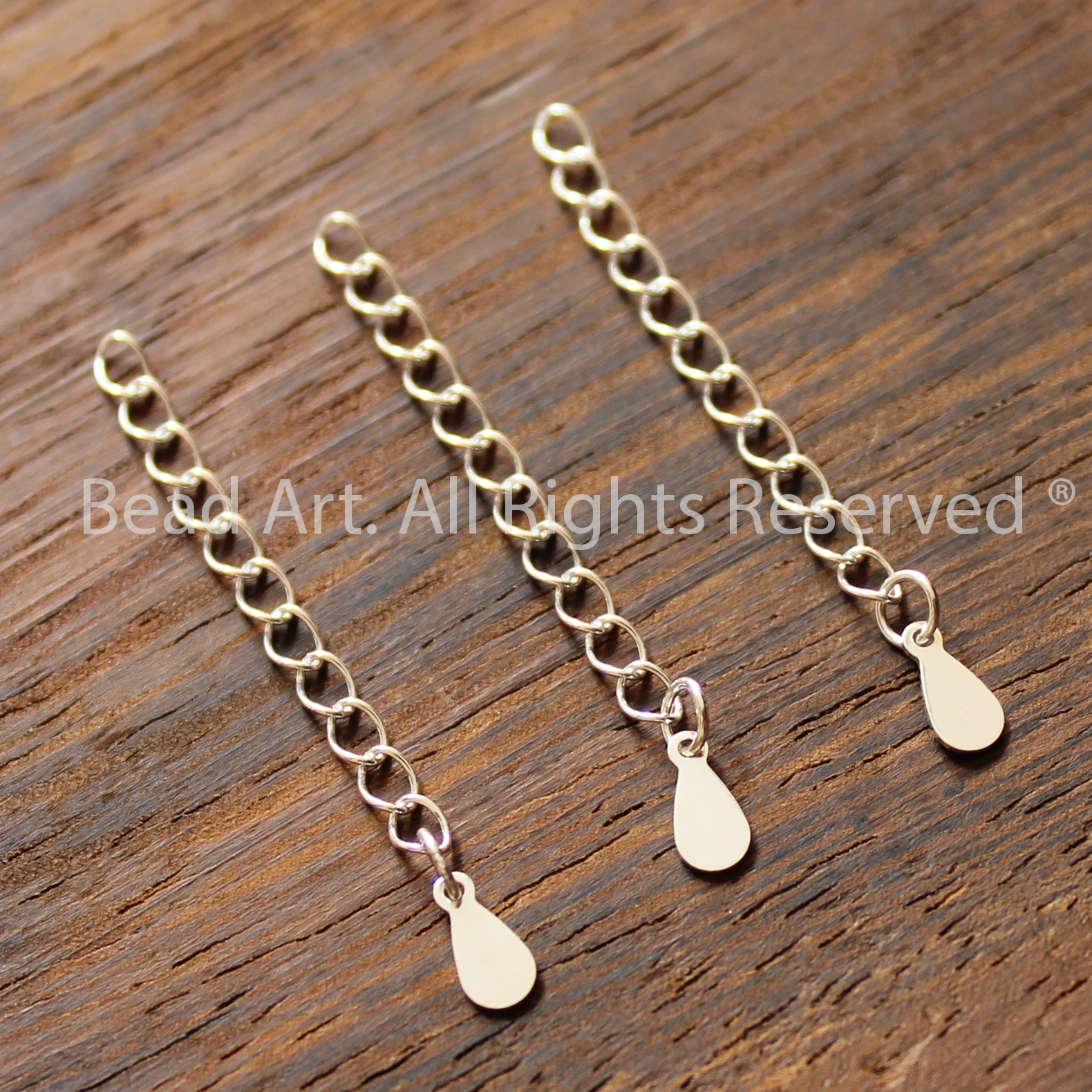 Charm Dây Xích Nối Dùng Dài Cho Lắc Tay Bạc 925, Phối Vòng Tay Phong Thuỷ - Bead Art