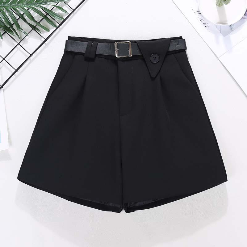 Quần sooc nữ cạp cao cạp tam giác kèm đai lưng - Kiểu quần short nữ ngắn đẹp QS02 - Vitalita.cloth