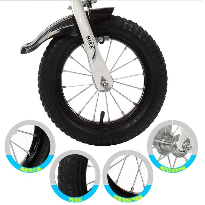 Xe đạp trẻ em 3 tuổi đến 10 tuổi, xe đạp cho bé kèm 2 bánh phụ