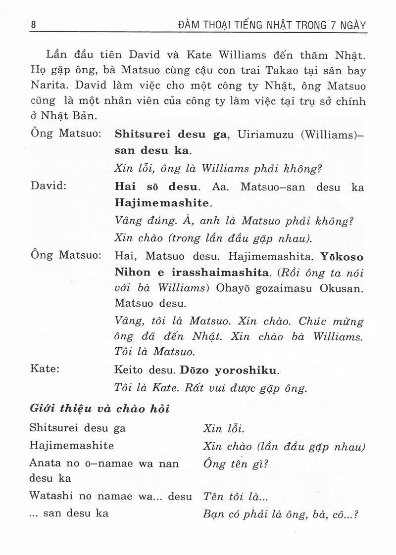 Đàm Thoại Tiếng Nhật Trong 7 Ngày - Dễ Dàng Và Nhanh Chóng (Kèm CD)