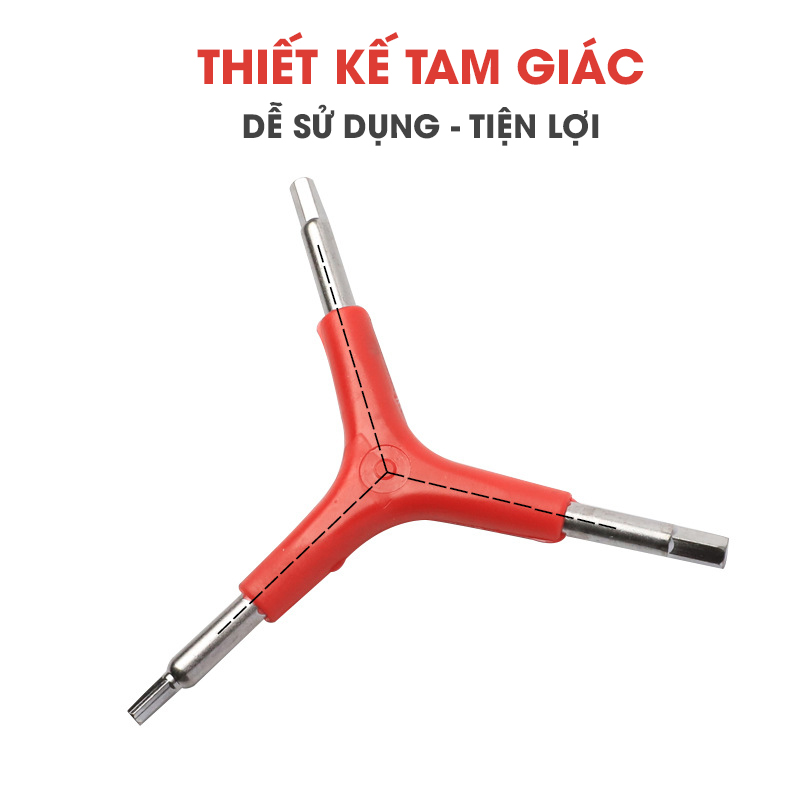 Lục Giác Tam Giác 3 Cạnh size 4mm/5mm/6mm cờ lê lục giác mini giúp sửa chữa Xe Đạp MTB nhỏ gọn, dễ dàng mang theo Mai Lee