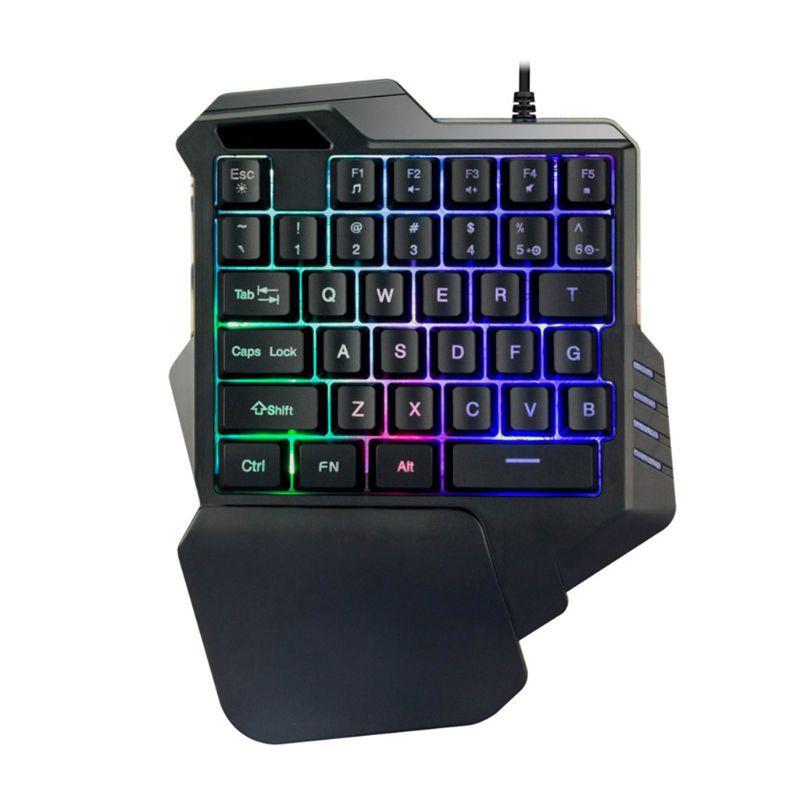 Bàn Phím Hsv G30 1.6m Có Dây + Đèn Led Nền 35 Phím Cho Lol / Pubg / Cf