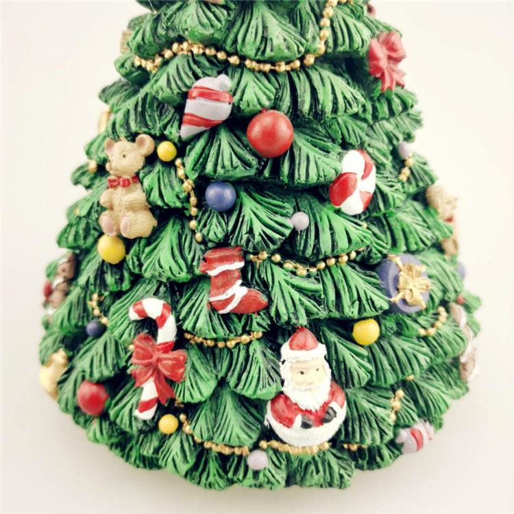 Hộp nhạc xoay cây thông noel Hộp nhạc giáng sinh quà tặng cho bạn bè trẻ em quà tặng doanh nghiệp