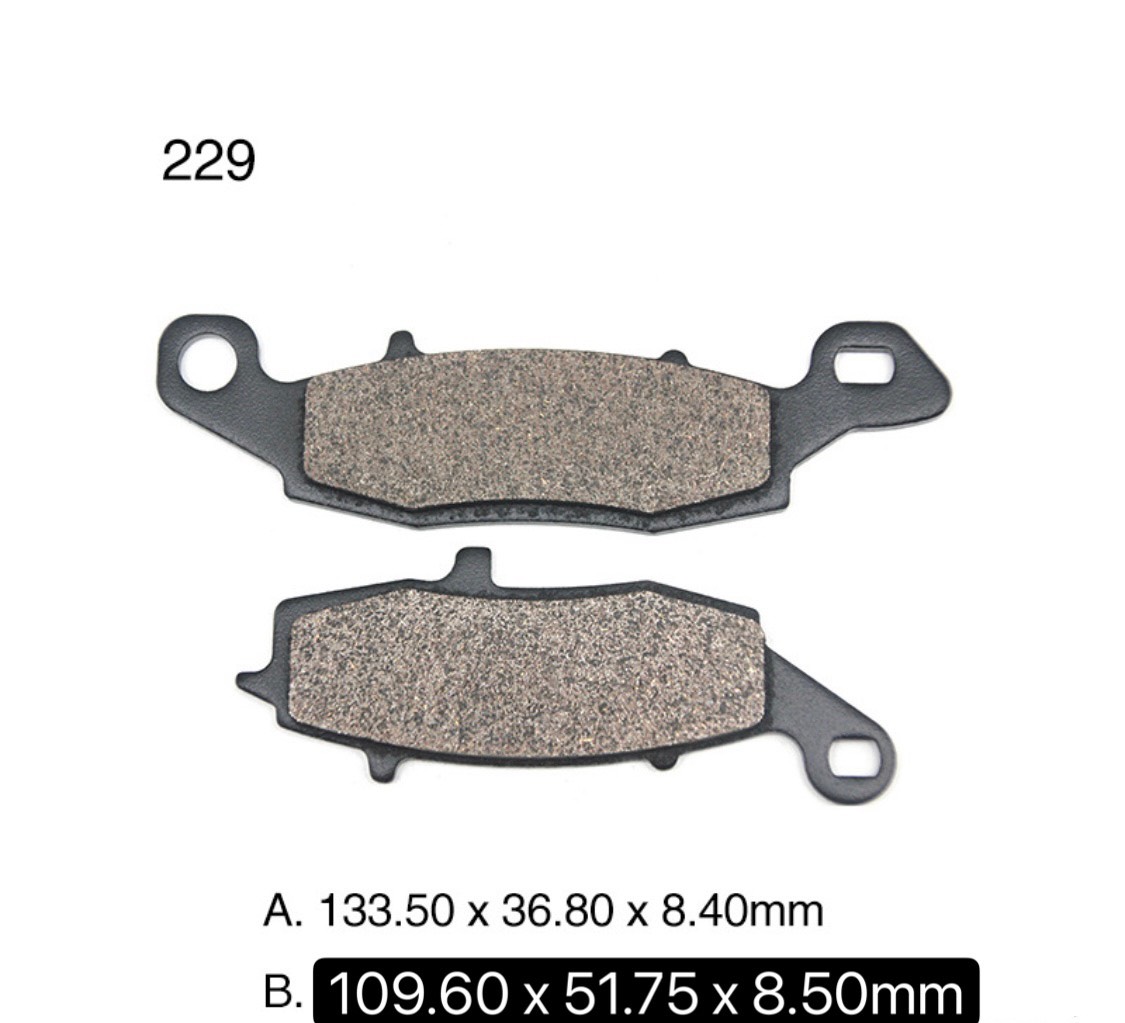 Cặp Bố Thắng TRƯỚC VÀ SAU Dành Cho Xe Kawasaki ER-6N / kawasaki Versy 650 ( 2007 - 2014 )