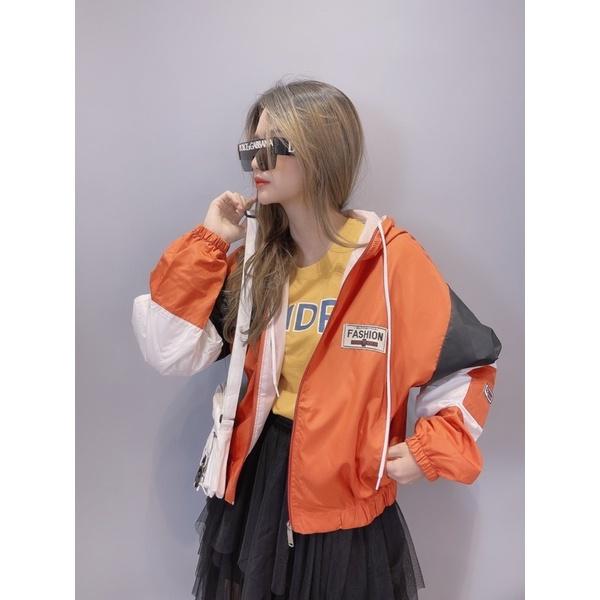 Áo Khoác Dù Xuất 2 Lớp_Phom Rộng_Hình in_Áo Khoác Unisex Form Rộng Nam/Nữ Ok