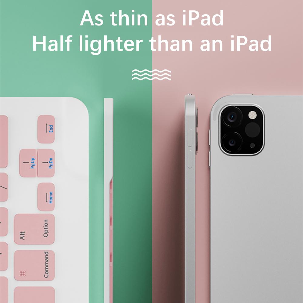 Bàn Phím Mini Không Dây Và Chuột Bàn Phím Bluetooth Cho iPad Pro 12 2021 Tecaldo Bluetooth Cho Xiaomi Samsung iPad Bàn Phím