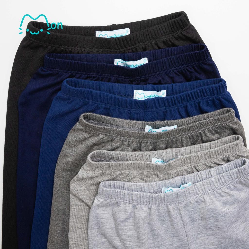 Quần Legging chun bé gái và bé trai thoải mái vận động, phù hợp đi chơi, đi học, mặc nhà Monbabies QLG22W012