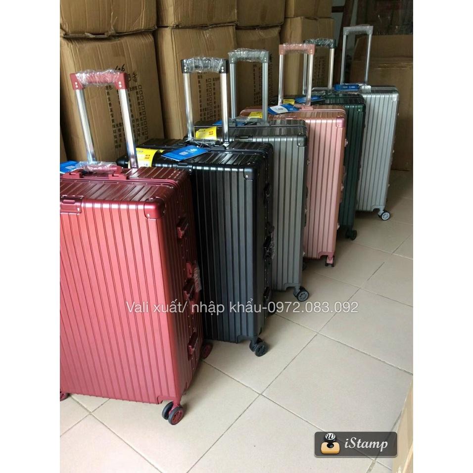 VALI KHUNG NHÔM SIZE 20-24-28 MẪU MỚI