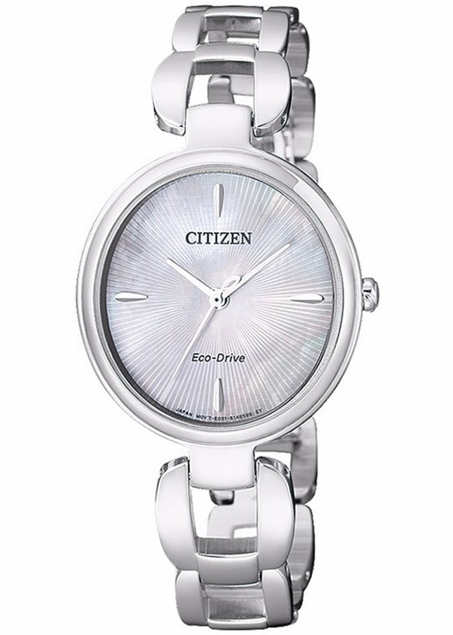 Đồng Hồ Nữ Citizen Dây Thép Không Gỉ EM0420-89D - Mặt Xà Cừ
