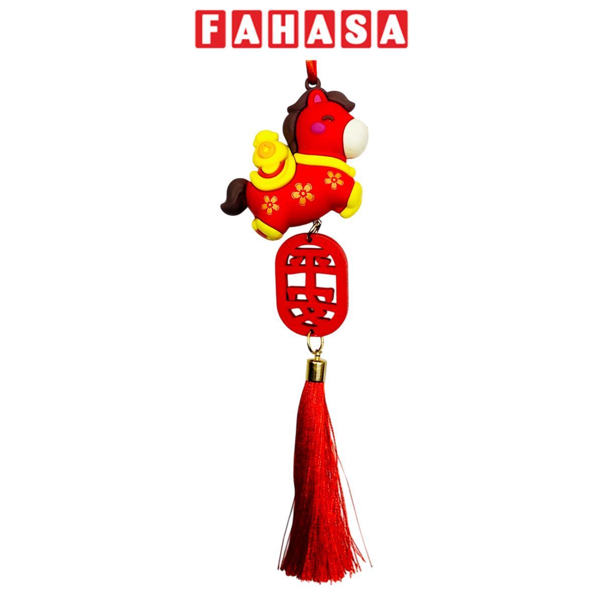 Móc Treo Hình Ngựa Kèm Hộp - Trang Trí Tết - PAM01 - Màu Đỏ