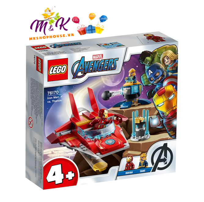 LEGO SUPERHEROES 76170 Người Nhện Đối Đầu Thanos (103 chi tiết)