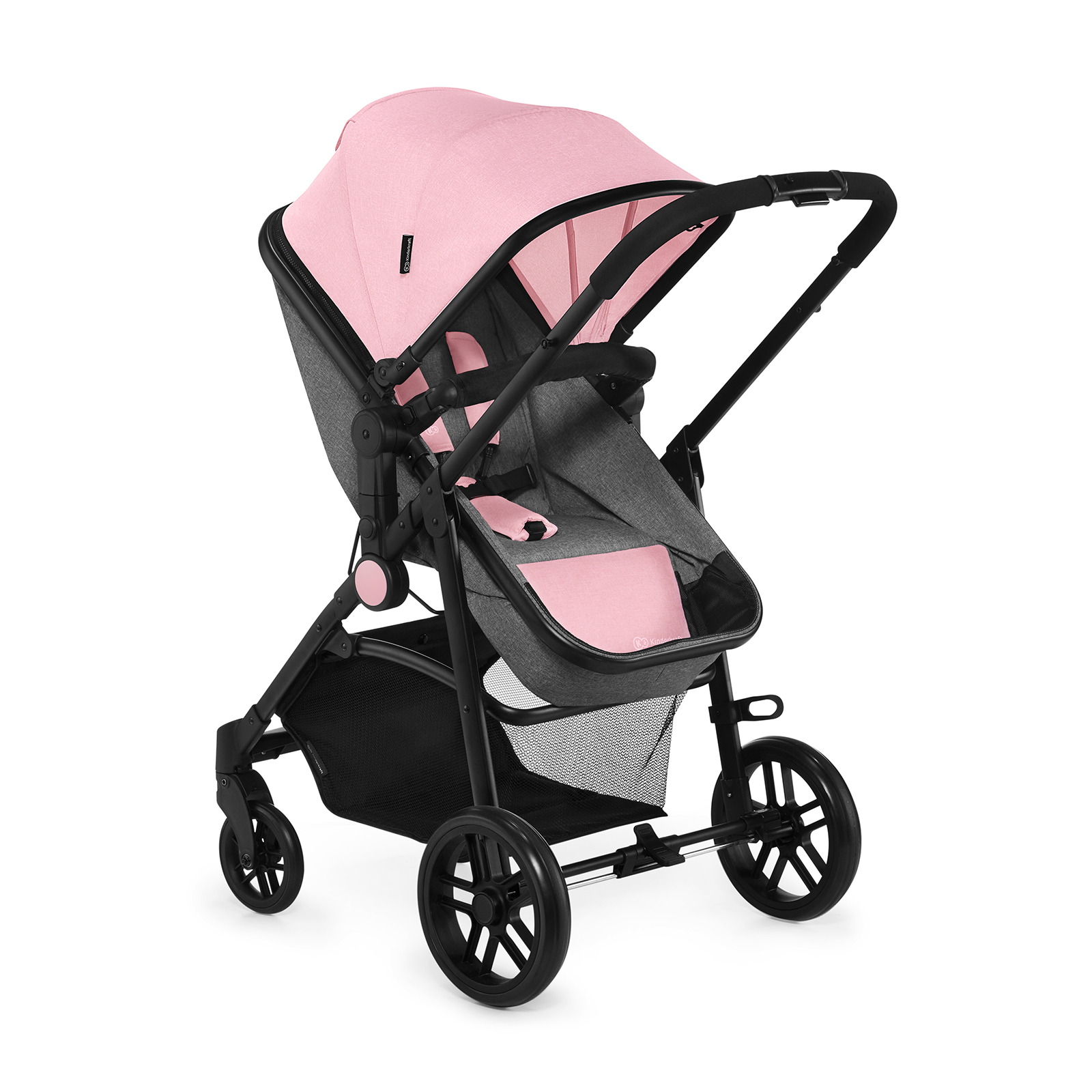 Bộ xe đẩy Kinderkraft Juli 3in1 cho bé từ 0 tháng tuổi - Gồm xe đẩy, xe nôi và ghế ngồi ô tô - Chính hãng