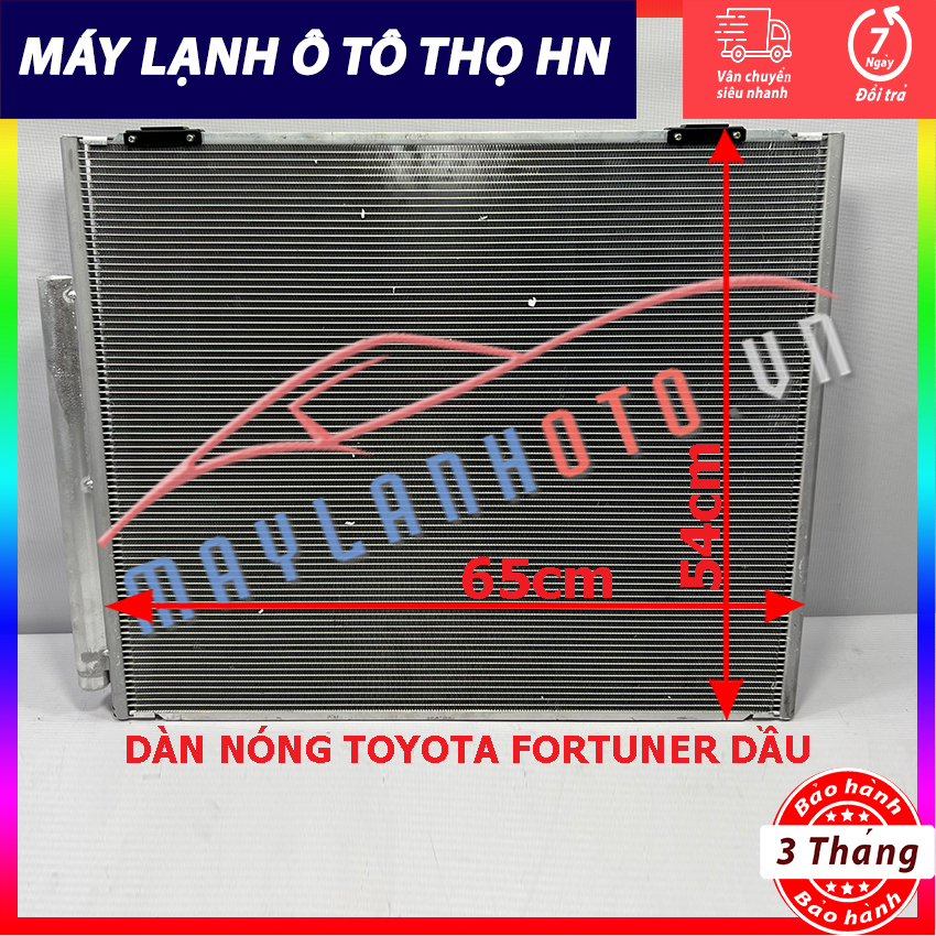 Dàn nóng Toyota Fortuner Hàng xịn Thái Lan