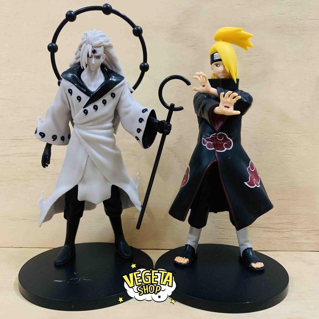Mô hình Naruto - Naruto Hokage Lục Đạo Kakashi Sasuke Itachi Jiraiya Gaara Madara Deidara Minato Đệ Tứ - Cao 18,5-20cm