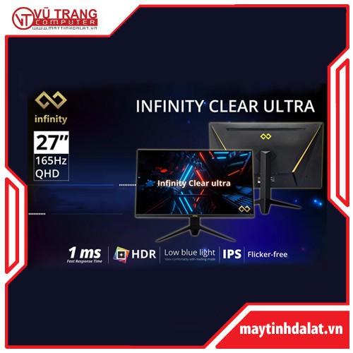 Màn hình gaming Infinity Clear Ultra 27 inch 2K 165Hz 1ms - hàng chính hãng