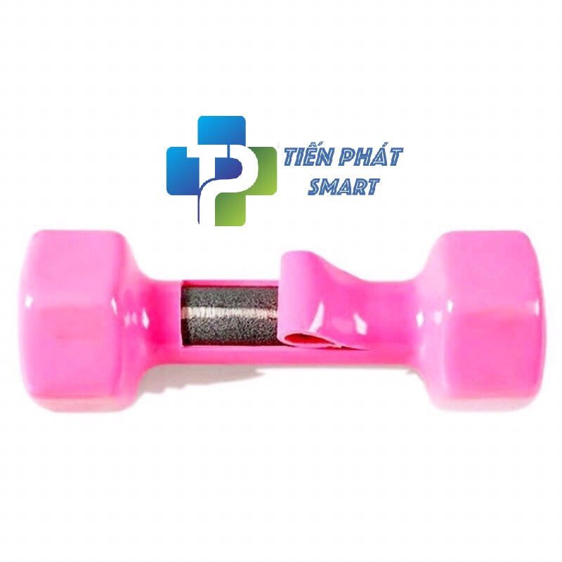 Bộ 2 Tạ Tay 6kg Bọc Cao Su Trơn Lõi Thép Cao Cấp Mầu đen