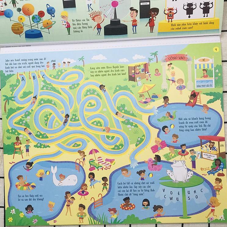Cuốn sách khổng lồ về trò chơi tư duy - Holiday Activicy Pad
