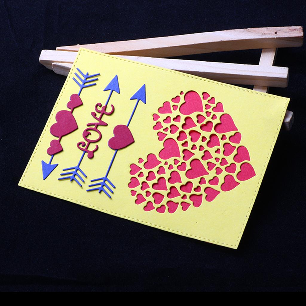 Heart Metal Cutting Dies Stencil Scrapbook Paper Card Craft Embossing Tool