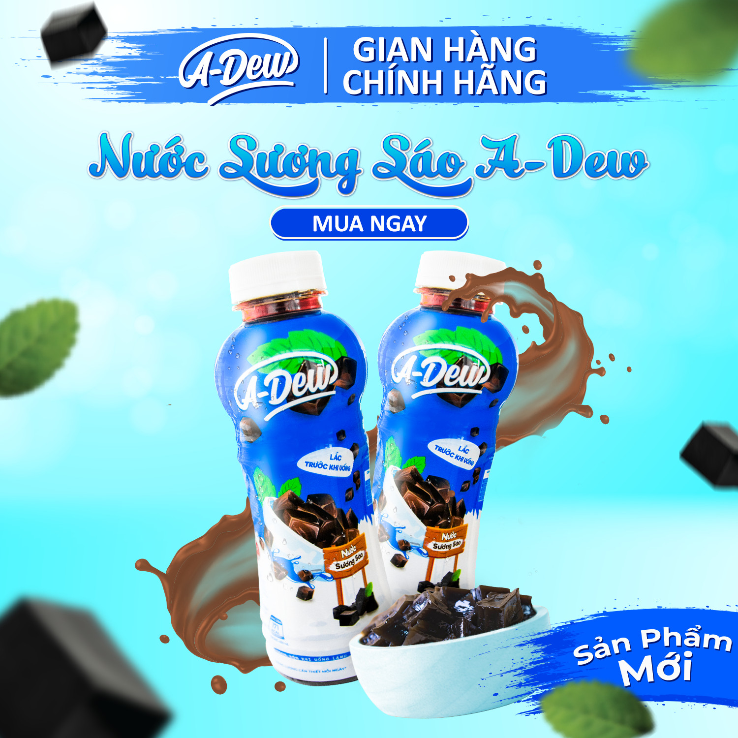 Nước Sương Sáo A-Dew 450ml (Lốc 6 Chai)