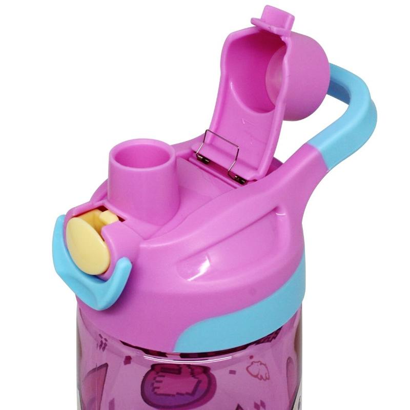 Bình Nước Tritan Emoji World 500 ml - Clever Hippo WB02/PINK - Màu Hồng