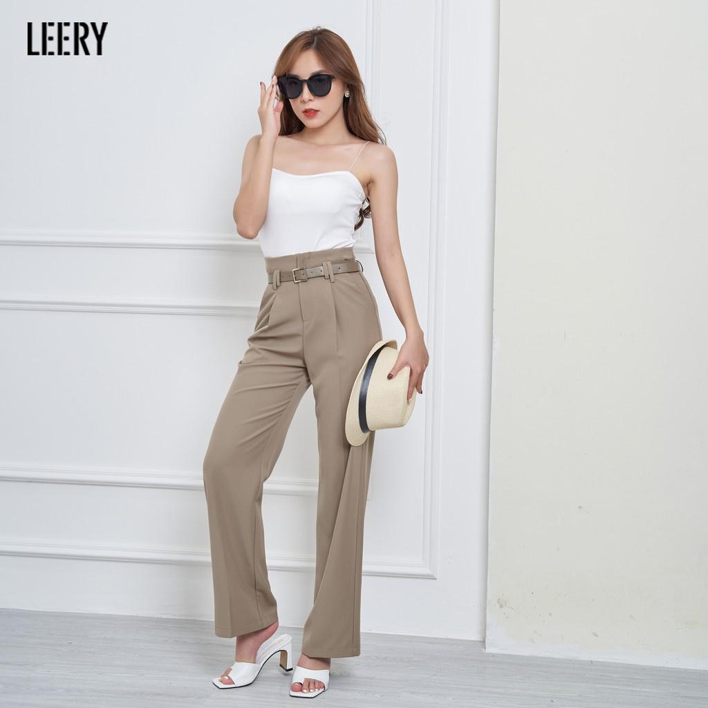 Quần suông nữ lưng cao dáng đẹp quần công sở tự thiết kế QS-02