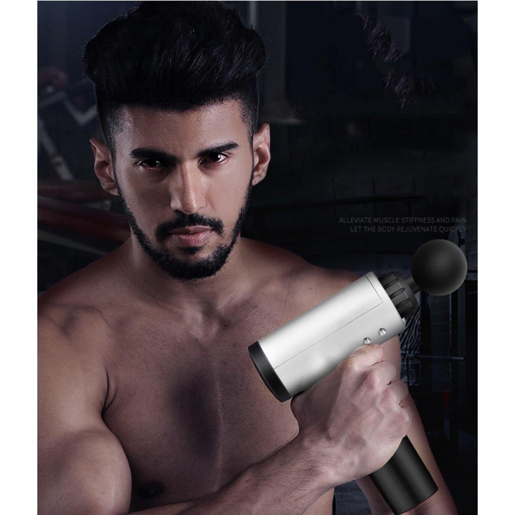 Máy tạo săn cơ, đấm bóp massage cơ FascialGun - Home and Garden