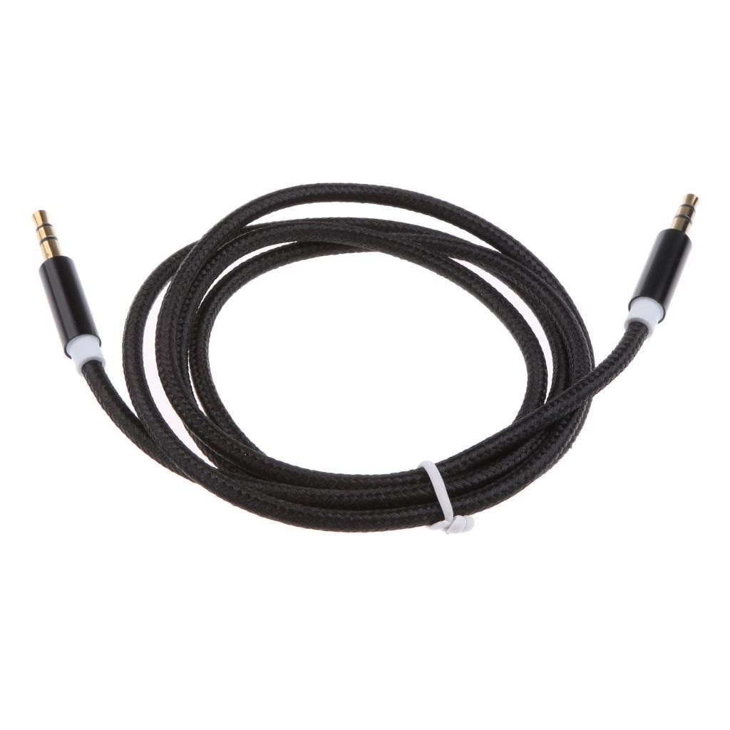 3.5mm Male AUX Stereo Audio Headphone Car Cable For iPod Phone MP3