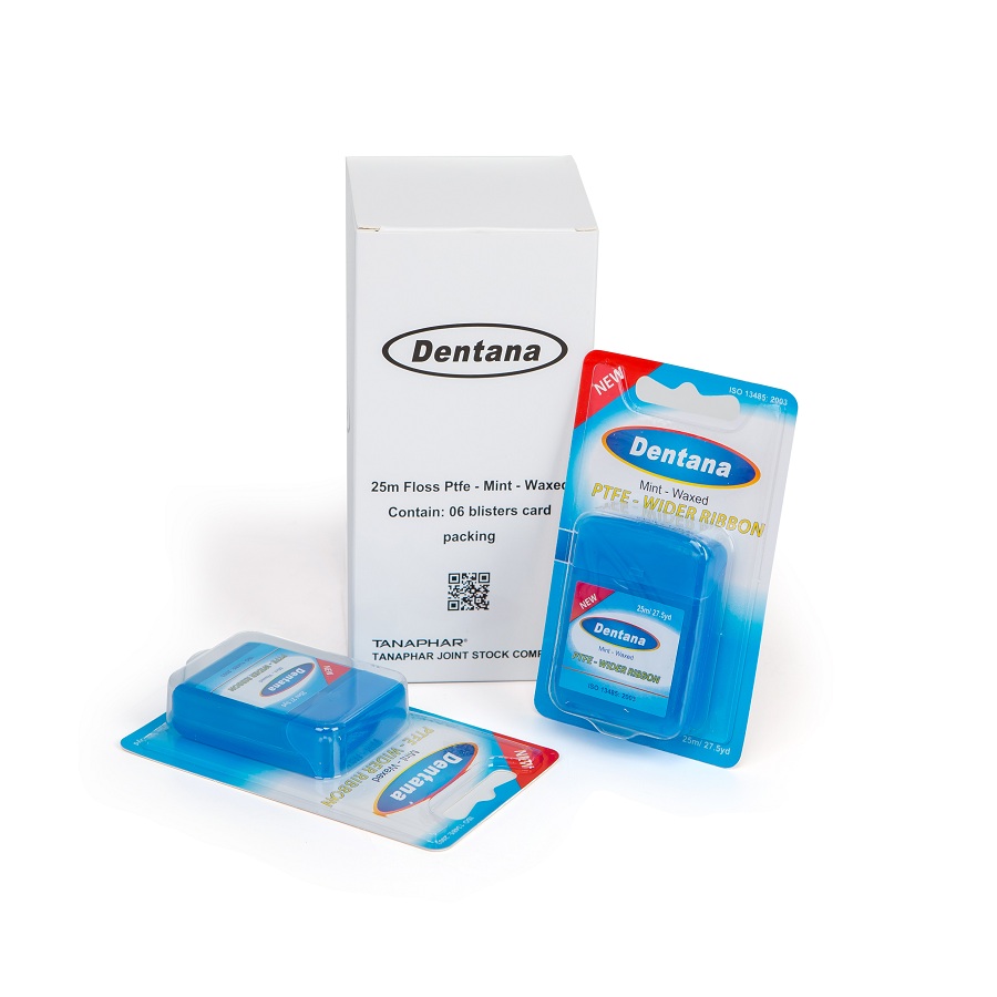 Combo 6 Cuộn Chỉ Nha Khoa Dentana