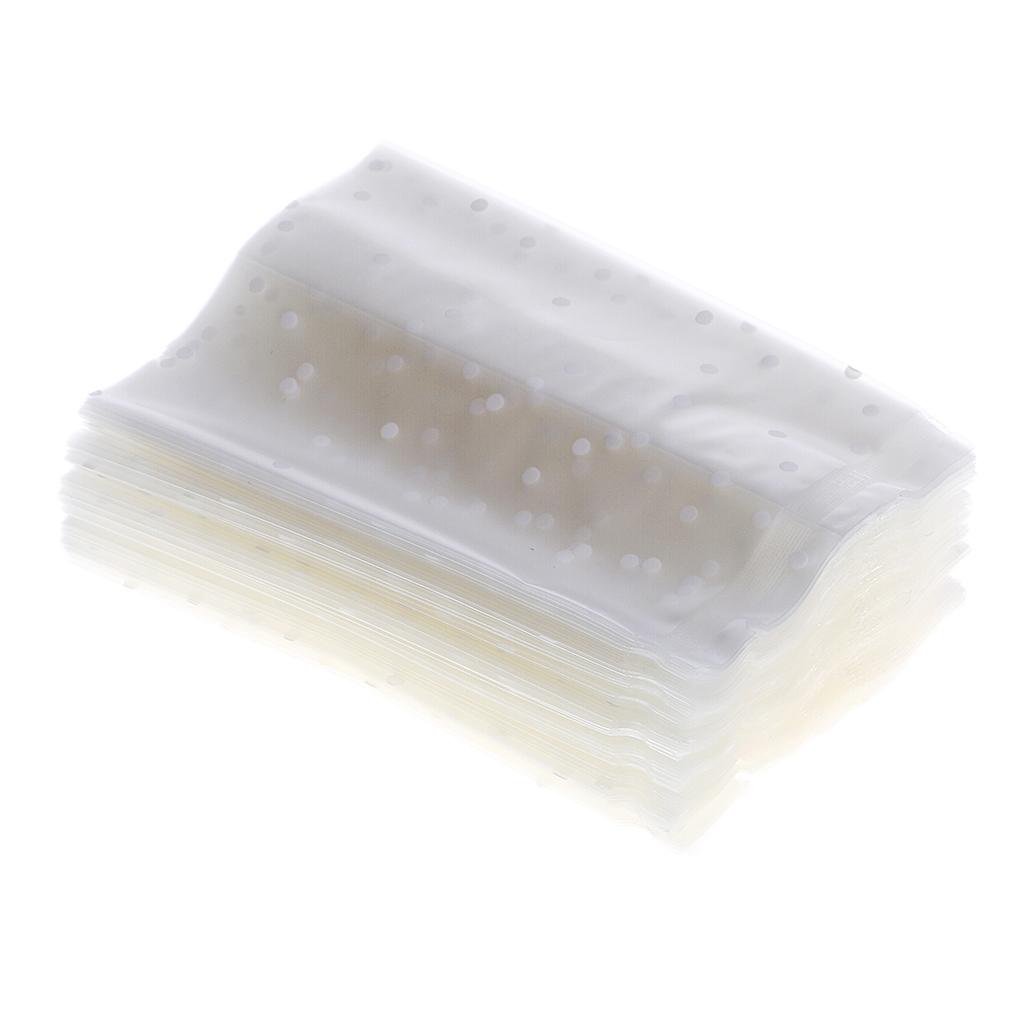 Set 100 Túi Đựng Bánh Quy / Kẹo Bằng Nhựa Trong Suốt Không Độc & Không Mùi