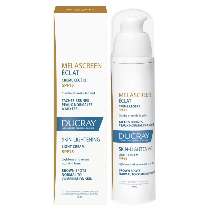 Kem dưỡng sáng da Melascreen Eclat Light Cream Skin Lightening SPF15 Ducray 40ml