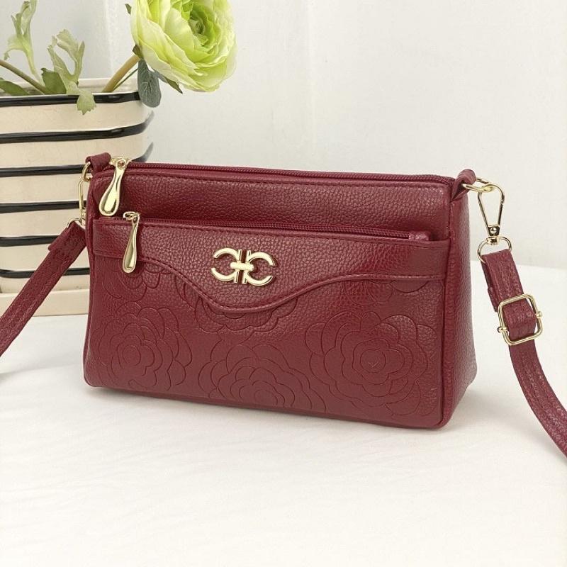 Túi xách trung niên nữ túi đeo chéo nữ cho mẹ kích thước 23x14x7,5cm