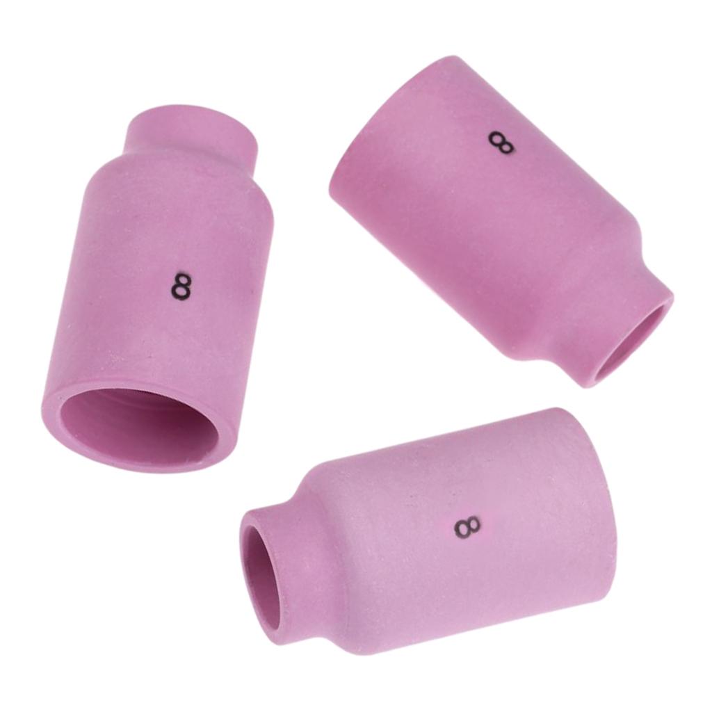 54N14 # 8 TIG Alumina Nozzle Shield Cup for SR PTA DB WP 17 18 26 TIG Torch