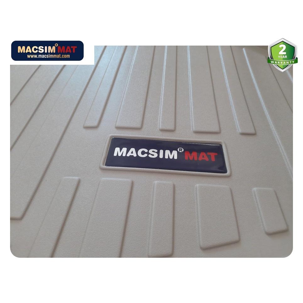 Thảm lót cốp xe ô tô Honda Civic 2016-2017 nhãn hiệu Macsim chất liệu TPV cao cấp màu đen