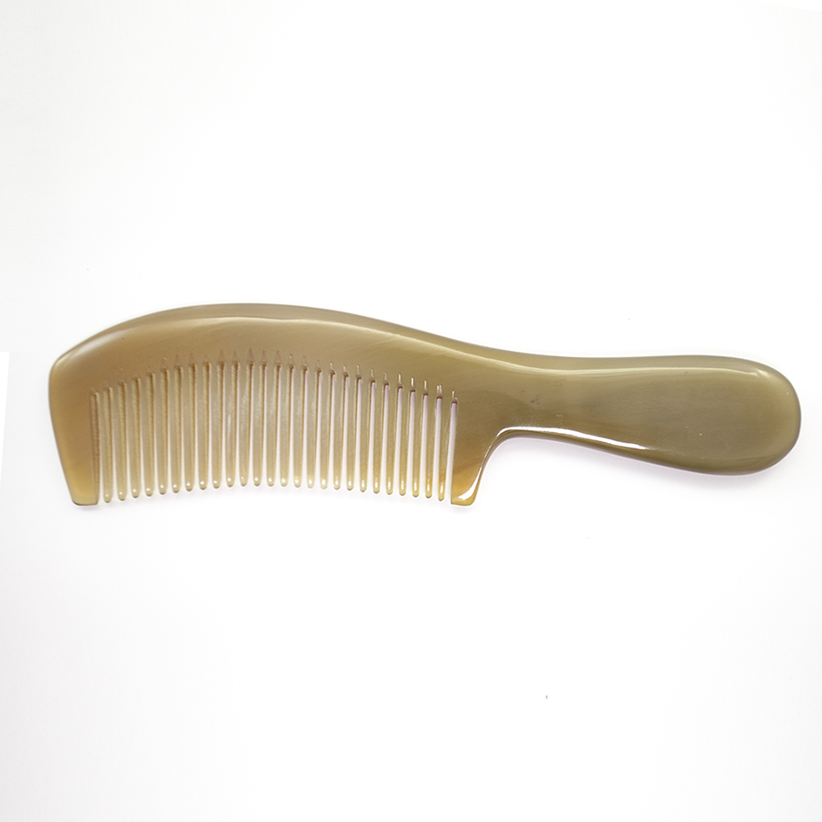 Lược sừng xuất Nhật - (Size: XL -20cm) Mẫu cao cấp chuôi dày cực đẹp - Horn Comb of Hahanco - COH135